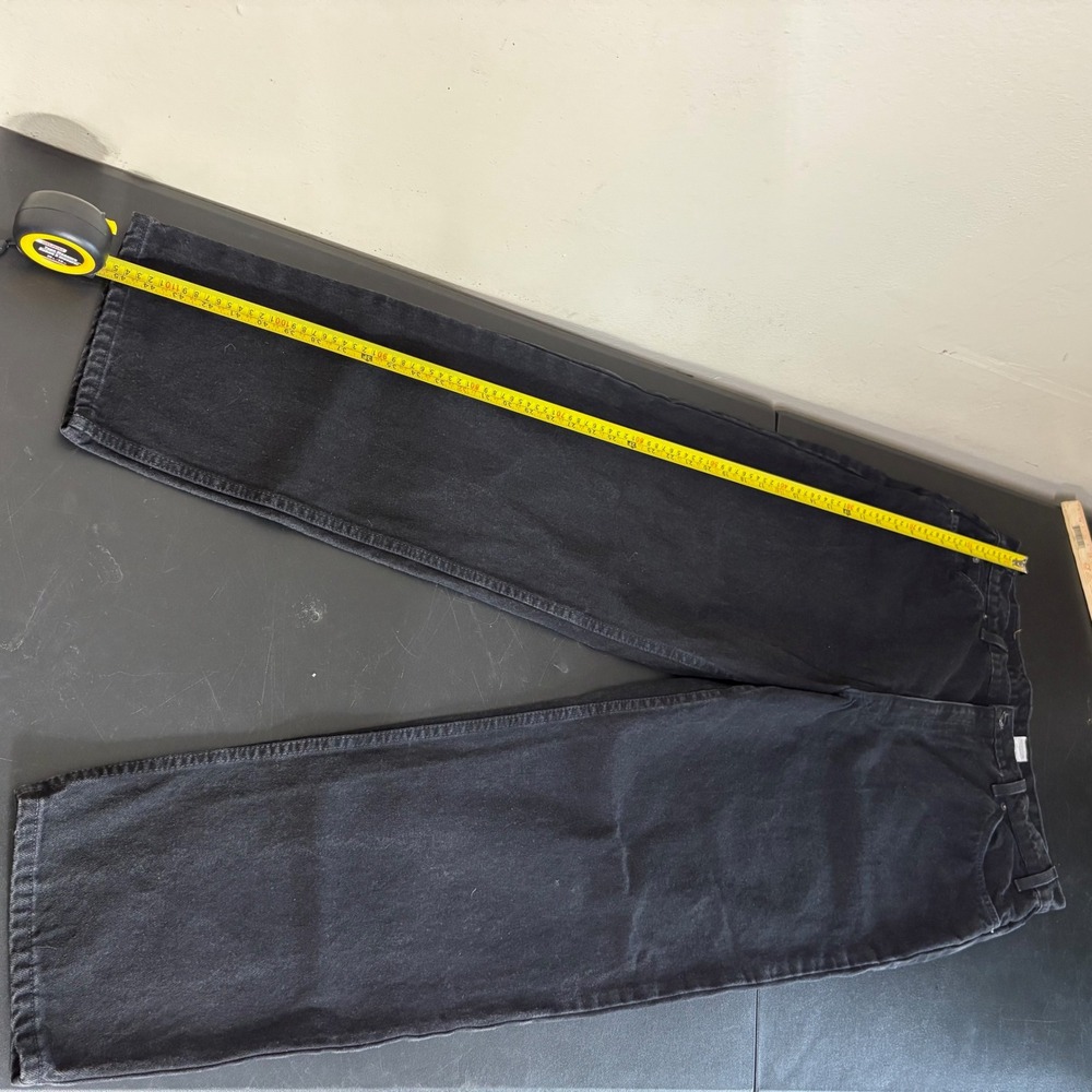 Vintage 90s Levis 550 Black Relaxed Fit Jeans Mens 38x32 Orange Tab Made in USA - Picture 12 of 16